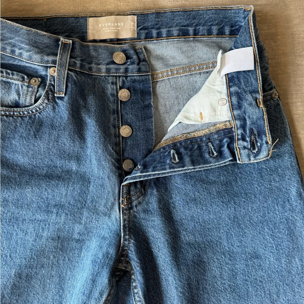 Everlane The ’90s Cheeky Jean Women’s High Rise Straight Leg Denim 26 Ankle - Picture 11 of 12